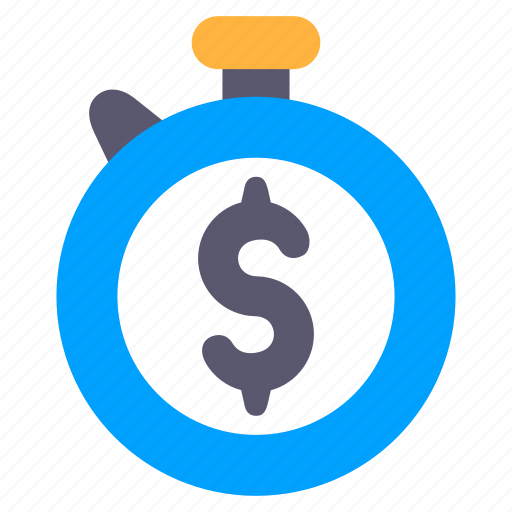 Time, is, money, clock, dollar icon - Download on Iconfinder