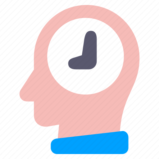 Time, plan, head, thinking, brain, working icon - Download on Iconfinder