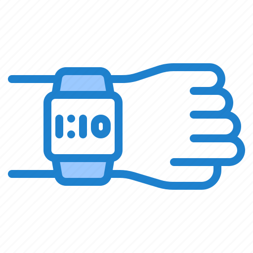 Smartwatch, hand, watch, time, digital icon - Download on Iconfinder