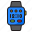 smartwatch, clock, watch, time, schedule 