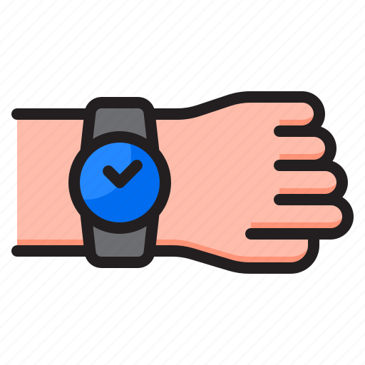 Smartwatch, hand, watch, time, event icon - Download on Iconfinder