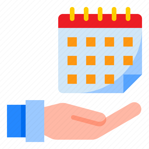 Calendar, event, day, schedule, hand icon - Download on Iconfinder