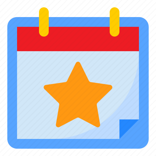 Calendar, favorite, day, event, schedule icon - Download on Iconfinder