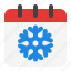 winter, christmas, xmas, snow, snowflake, calendar, schedule, celebration, holiday 