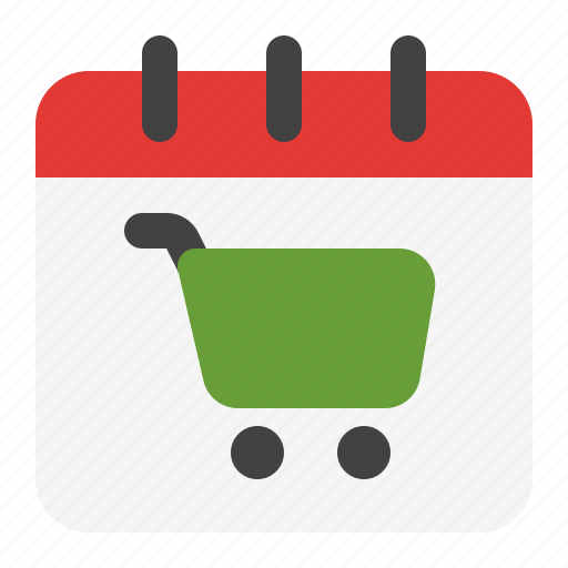 Shopping, ecommerce, cart, buy, store, calendar, schedule icon - Download on Iconfinder