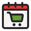 shopping, ecommerce, cart, buy, store, calendar, schedule, date, time 