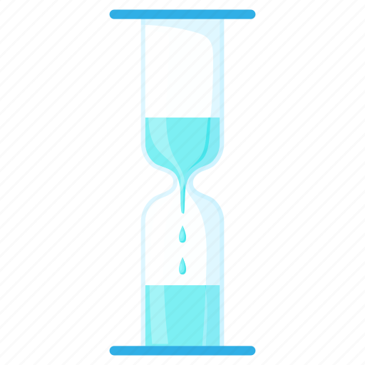 Cartoon, clock, hourglass, idea, time, timer, water icon - Download on Iconfinder