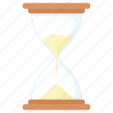 cartoon, clock, countdown, glass, hourglass, sand, time