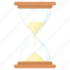 cartoon, clock, countdown, glass, hourglass, sand, time 
