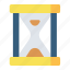 clock, timer, time, hourglass, clock sand 
