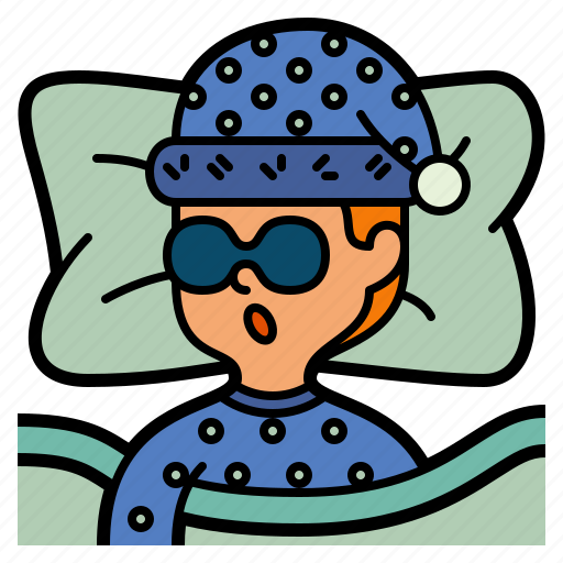 Relax, bed, sleep, sleeping, man, pillow, rest icon - Download on Iconfinder
