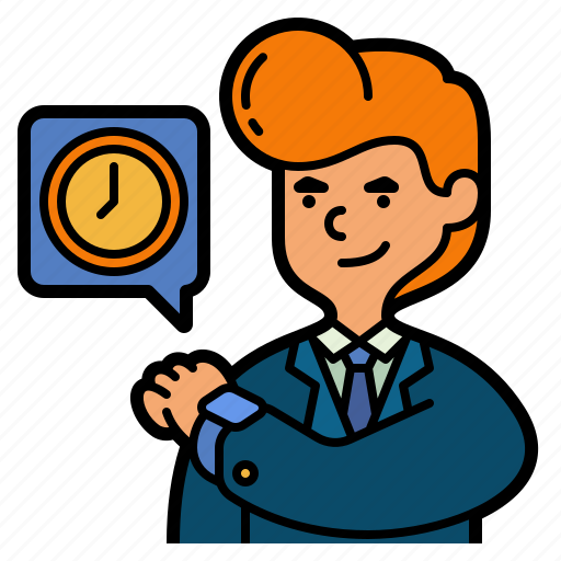 Time, people, businessman, menagement, worker, professions, avatar icon - Download on Iconfinder