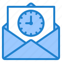 email, letter, time, management, clock
