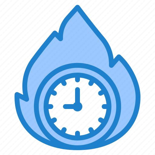 Fire, time, management, clock, watch icon - Download on Iconfinder