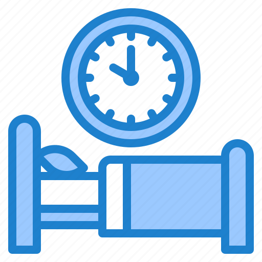 Sleep, time, management, clock, bed icon - Download on Iconfinder