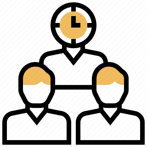 Employee, management, teamwork, time icon - Download on Iconfinder