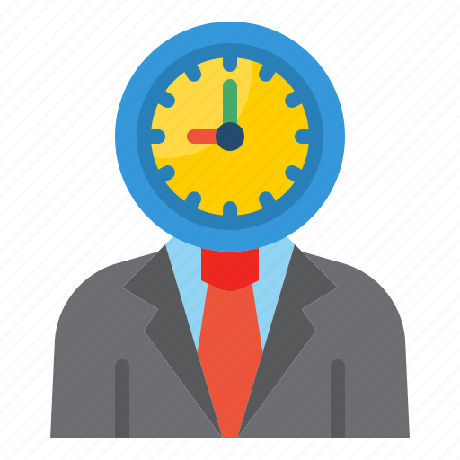 Businessman, time, management, clock, business icon - Download on Iconfinder