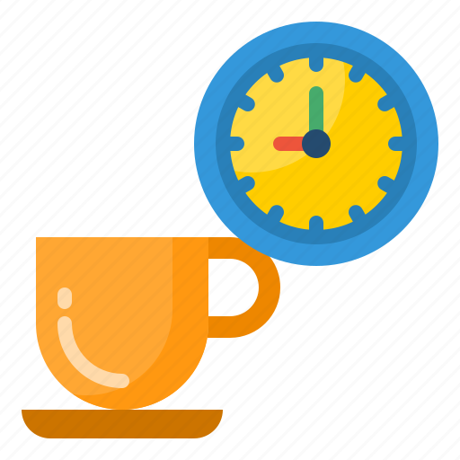 Coffee, time, management, clock, watch icon - Download on Iconfinder