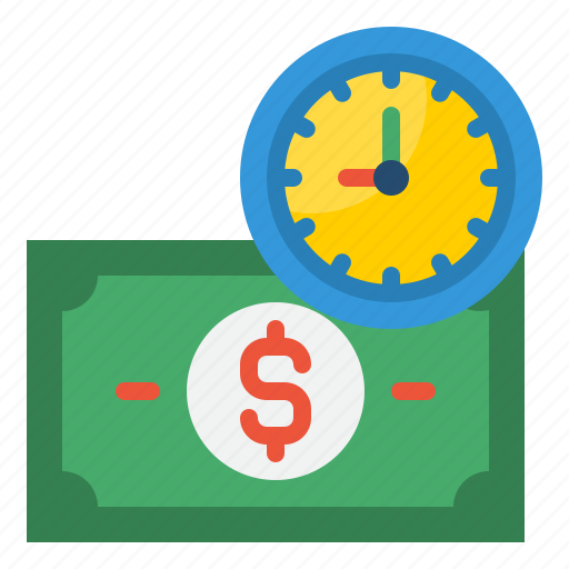 Money, time, management, clock, finance icon - Download on Iconfinder