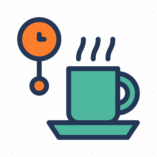 Coffee, time, lunch, break, hot, cup icon - Download on Iconfinder