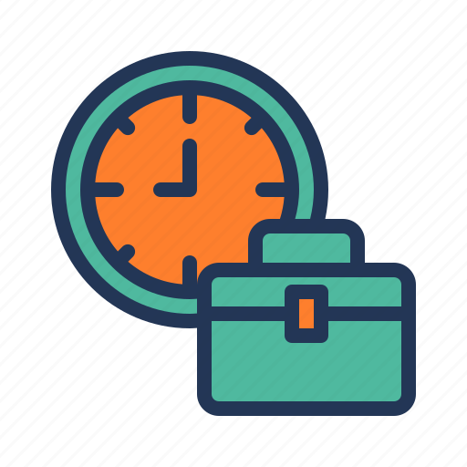 Work, time, job, briefcase, monday icon - Download on Iconfinder