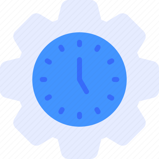 Gear, time, management, productivity, clock icon - Download on Iconfinder