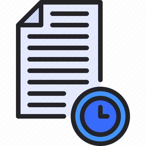 Archive, time, sheet, file, document icon - Download on Iconfinder