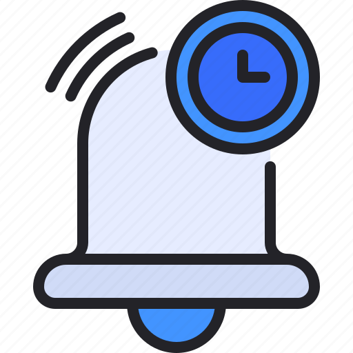 Bell, time, notification, alarm, clock icon - Download on Iconfinder