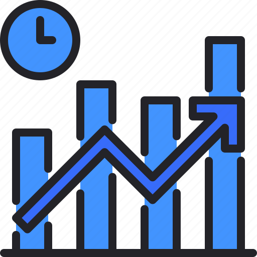 Time, graph, market, increase, investment icon - Download on Iconfinder