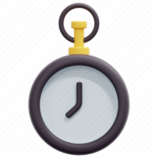 Pocket, watch, time, timing, rich, fashion, clock 3D illustration - Download on Iconfinder
