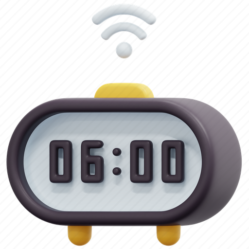 Digital, alarm, clock, time, date, wake, up icon - Download on Iconfinder
