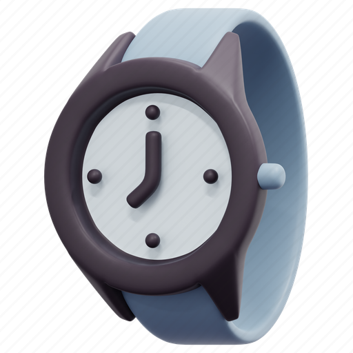 Wristwatch, clock, time, timer, date, 3d icon - Download on Iconfinder