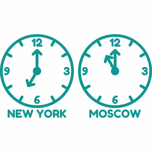 Clock, moscow, newyork, time, time zone, watch icon - Download on Iconfinder