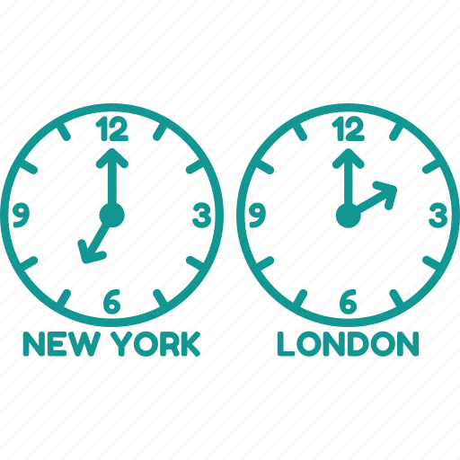 Clock, london, newyork, time, time zone, watch icon - Download on Iconfinder