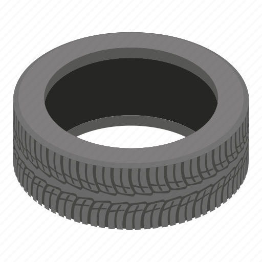 Cartoon, decoration, isometric, logo, object, road, tyre icon - Download on Iconfinder