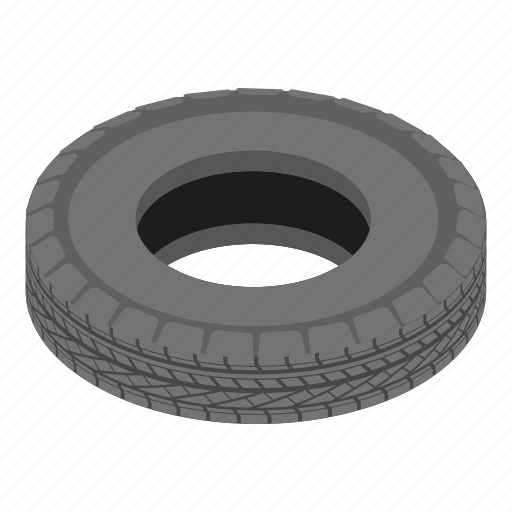 Car, cartoon, isometric, logo, object, road, tyre icon - Download on  Iconfinder
