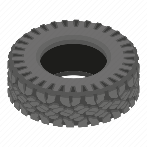 Cartoon, isometric, logo, motoring, object, road, tyre icon - Download on Iconfinder
