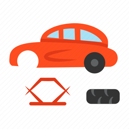 Car, car servicing, car tire, car tyre, car wheel, tire changing, vehicle icon - Download on Iconfinder