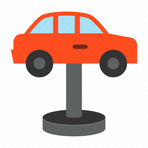Automobile lifter, car, car lifter, services, vehicle, garage icon - Download on Iconfinder