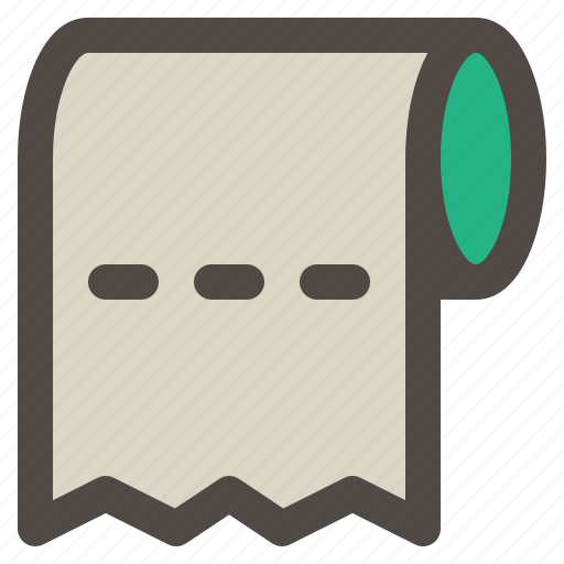 Bathroom, clean, paper, roll, tissue, toilet icon - Download on Iconfinder