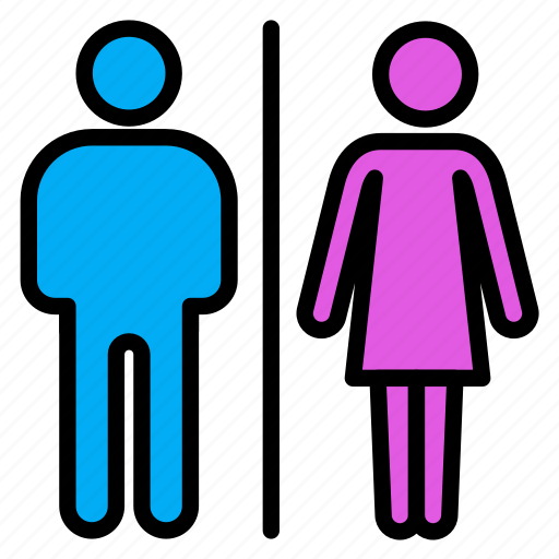Female, male, man, toilet, wc, women icon - Download on Iconfinder
