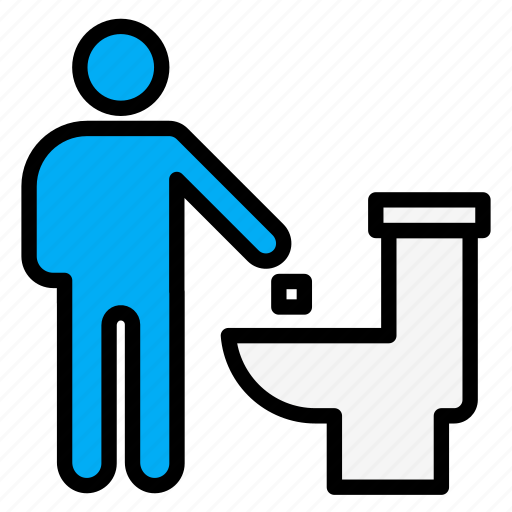 Garbage, man, rubbish, throwing, toilet, wc icon - Download on Iconfinder
