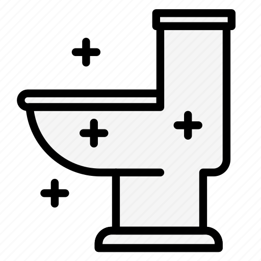 Bathroom, clean toilet, flush, sign, toilet, wc icon - Download on Iconfinder