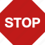 stop sign, terminate, control, danger, pause, road signs, warning 