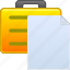 paste, case, clipboard, copy file, document, documents, page 