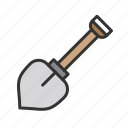 spade and shovel, spade, shovel, tool, construction, equipment, trowel, digging