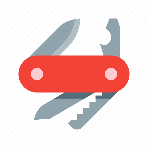 Swiss, army, knife, steel, weapon, military, penknife icon - Download on Iconfinder