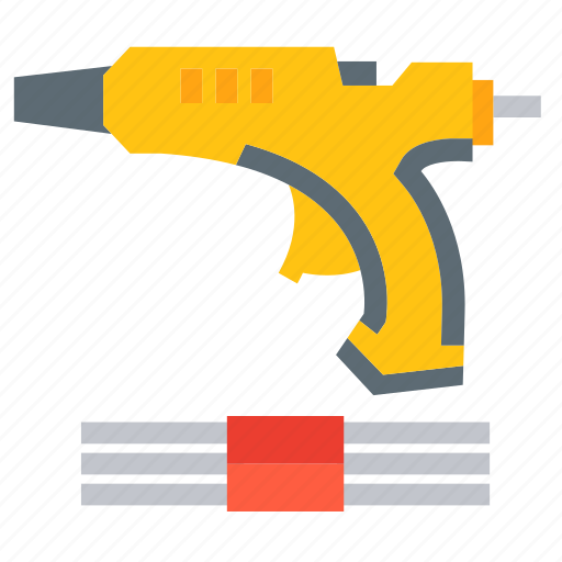 Construction, glue, gun, hot, tool, tools icon - Download on Iconfinder