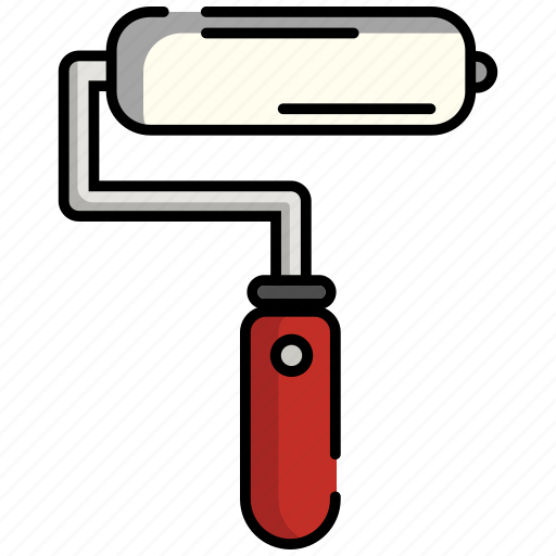 Roller, paint, brush, tool icon - Download on Iconfinder