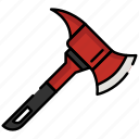 axe, tool, weapon